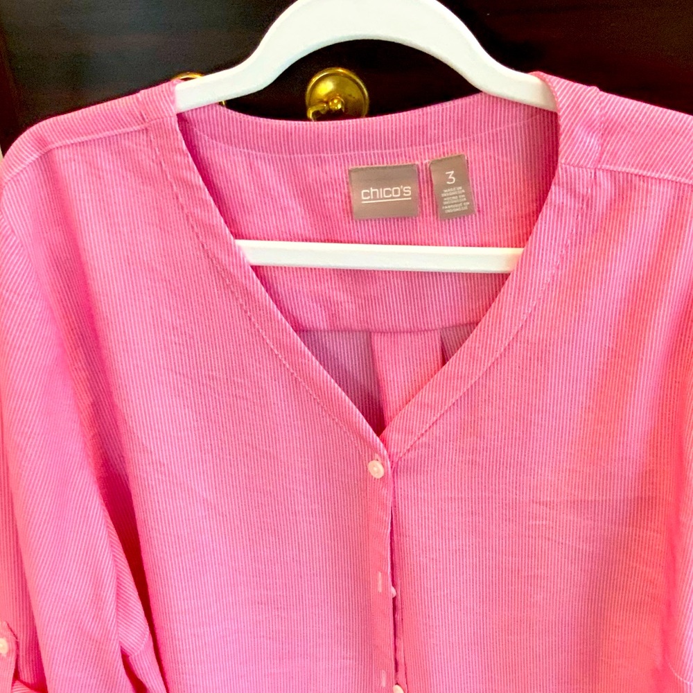 Chico’s V-Neck blouse SIZE 3